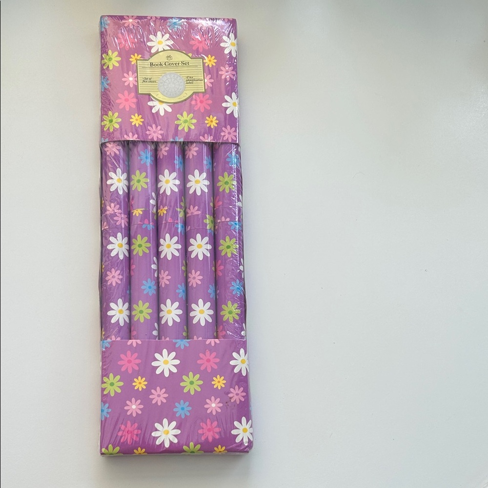 Floral Book Cover Set - Purple